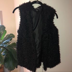 Faux Fur Hooded Vest